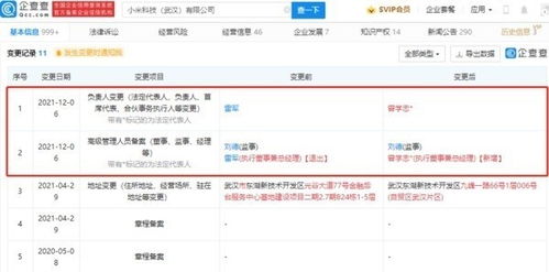 雷軍卸任小米科技法人，預示業務重心調整或戰略升級